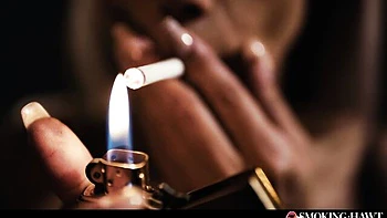 Libidinous Kristof and Veronica's smoking masturbation movie