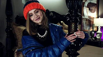 Alicia Williams shows her ass in thong with hot brunette Madison