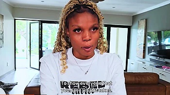 Big Tits Ebony Teen Debuts at Amateur Casting