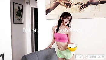 Consummate Dakota Doll and Dakota's brunette porn